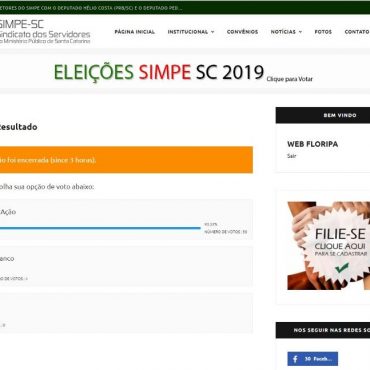 Resultado da Eleição Sindical.