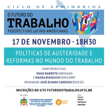 POLÍTICAS DE AUSTERIDADE E REFORMAS NO MUNDO DO TRABALHO