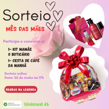 SORTEIO MÊS DAS MÃES!