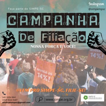 COMEÇOU A CAMPANHA DE FILIAÇÃO!