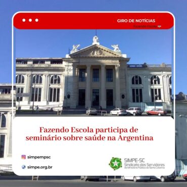 Fazendo Escola participa de seminário sobre saúde na Argentina